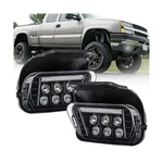 Led Fog Lights With Drl Compatible For Chevy Silverado 1500/2500HD/3500HD 200.... Fixed Price $130.79.
