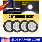 Trailers 4 Pcs 2.5" Round 13LED Stop Turn Brake Bright Tail Light Auxito. Fixed Price $28.49.