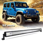 Aaiwa 52INCH 360W Roof Led Light Bar Car Offroad Triple Row Flood Spot Combo. Fixed Price $72.99.