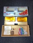 Aris Flamethrower Quartz Halogen Rectangular 2 Fog Light Kit 6" 3" 1075K Japan. Fixed Price $230.00.