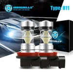 Ironwalls H11 H8 H9 6000K White 100W High Power Led Fog Light Driving Bulb Drl. Fixed Price $14.82.