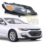 For 2019-2025 Chevrolet Malibu Passenger Side Halogen Headlight With Bulb Right. Fixed Price $109.99.