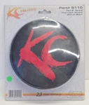5110 Kc Hilites Vintage Daylighter 6" Round Black W/ Red Covers Vtg. Fixed Price $99.00.