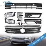 For 2016-2019 Vw Passat Front Bumper Upper Lower Grille W/fog Light & Reflector. Fixed Price $141.75.