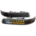 For 1999-02 Chevy Silverado/ 00-06 Tahoe Suburban Led Bumper Lights Matt Black. Fixed Price $96.99.