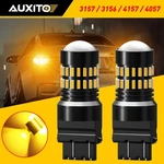 2X Auxito 3157 3457 Amber Led Front Turn Signal Blinker Light Bulbs 4300K Bright. Fixed Price $13.29.