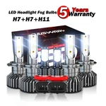 6000K Led Headlight High Low Fog Bulbs For Bmw 325I 325XI 330XI 2002-2006. Fixed Price $48.99.