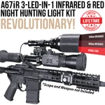 Wicked Lights A67IR 3-LED-IN-1 Infrared & Night Hunting Kit W2056. Fixed Price $269.95.