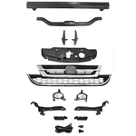 Cr-v 2010-11 Bumper Reinforcement Beams/radiator Chrome Grille/fog Light Kit. Fixed Price $109.98.