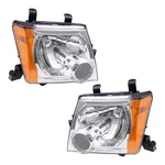 Headlight For 2005-2015 Xterra W/ Chrome Bezel Exc S/x Models Set 26010EA025. Fixed Price $152.20.