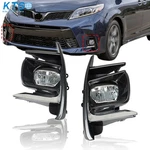 Rh+lh Front Led Drl Fog Lights For Toyota Sienna 2018-2020 W/switch+wiring Kit. Fixed Price $49.85.