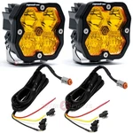 Baja Designs Squadron 2.0 Sport Amber Driving/combo Lights Pair W/ Open Wiring. Fixed Price $301.85.