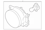 Genuine Subaru Fog Lamp Assembly (1 Qty) 8450-1F-J000, 84501FJ001. Fixed Price $144.95.
