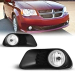 Fog Lights For Dodge Grand Caravan 2011-2020 With Bulbs H10 12V42W Lamps .... Fixed Price $71.43.