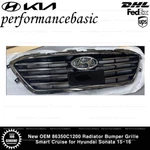 New Oem 86350C1200 Radiator Bumper Grille Smart Cruise For Hyundai Sonata 15-16. Fixed Price $325.00.