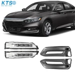 Ships From Ca For 18-2019 Honda Accord Front Bumper Led Fog Light Assembly Drl. Fixed Price $50.30.
