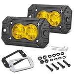 Flush Mount Yellow Led Pods, Niking Auto 2PCS 3 Inch Fog Lights Dr.... Fixed Price $50.84.