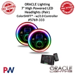 Oracle Lighting 7" High Powered Led Headlight - Colorshift / 2.0 Controller. Fixed Price $614.50.