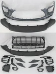 New Front Bumper Cover Grille Molding 16PC Set Fits 2014-18 Macan Sport. Fixed Price $595.91.