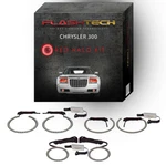 Red Angel Eye Led Halo Kit For 2005-2010 Chrysler 300 Headlight & Fog Lights. Fixed Price $201.60.