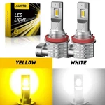 Auxito H11 H8 H16 Led Fog Light Drl Bulbs 600% Brighter 3000K Amber 6000K White. Fixed Price $24.69.