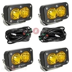 Baja Designs 4 X S2 Sport Amber Driving/combo Led Fog Lights, Wiring, Brackets. Fixed Price $487.90.