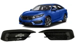 New Fog Light Cover Set (lh&rh) For 2016-2018 Honda Civic Sedan/coupe. Fixed Price $29.99.