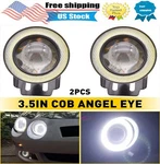 2PCS 3.5 Inch Round Led Fog Light Driving Spot Lamp W/ Blue Angel Eyes Halo Ring. Fixed Price $18.99.
