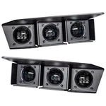Oracle 21-22 Ford Bronco Triple Led Fog Light Kit Steel Bumper Wht. Fixed Price $469.00.