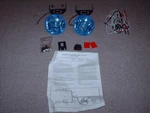 Optronics 4" Blue Round Fog Lights QH-58LR. Fixed Price $49.77.