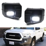 Trd-pro Style 10W Led Fog Light Kit W/primed Bezel Cover For 16-23 Toyota Tacoma. Fixed Price $133.09.