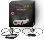 Red Angel Eye Led Halo Ring Kit For 2005-2010 Chrysler 300 Headlights. Fixed Price $132.30.