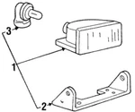 Genuine Ford Fog Lamp Assembly F87Z15200AC. Fixed Price $199.25.
