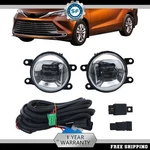 Led Driving Fog Lights Set For 2021-2023 Toyota Sienna Wire Harness Switch Kit. Fixed Price $45.71.