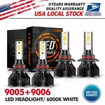 Shyfrult 9005 9006 Led Headlight Kit Bulbs High Low Beam 6500K Bright Power. Fixed Price $37.98.