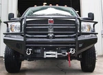 Fab Fours DR03-S1060-1 Black Steel Front Ranch Bumper Fits Ram 2500 3500. Fixed Price $1729.99.