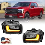 Ford 24-25 F150 Full Led Drl W/amber Turn Signal Fog Light Driver Passenger. Fixed Price $272.00.