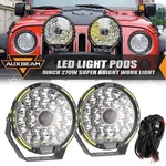 Auxbeam Pair 9" 360-PRO Led Work Lights Pods For Toyota Offroad Pickup Truck Suv. Fixed Price $229.49.