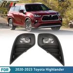 2020-2024 Led Fog Lights For Toyota Highlander Bumper Lamps Wiring+switch+bezels. Fixed Price $69.99.