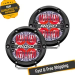 Rigid Industries 36116 360-SERIES 4" Driving Beam Led Fog Lights W/red Backlight. Fixed Price $457.77.