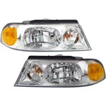 Left And Right Headlight Set For Lincoln Navigator 1998-2002 Halogen With Bulbs. Fixed Price $172.13.