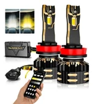 Auxbeam Gx Bi-color Smart Serie 25000LM 110W Led Headlight Bulbs App Control New. Fixed Price $119.99.