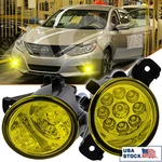 For Nissan Altima 2007-2016 Front Bumper Yellow Fog Lights Driving Lamps Pair. Fixed Price $30.25.