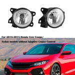 For 2016-2018 Honda Civic Coupe Assembly Fog Lights Clear Bumper Lamps Pair. Fixed Price $19.99.