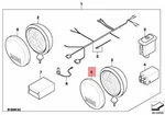 New Mini Cooper R50 Auxiliary Driving Light Lens Cover 63120144065 Original. Fixed Price $46.83.