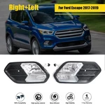 Ford Escape 2017-2019 Front Bumper Fog Lights Lamps W/black Cover Right+left. Fixed Price $49.52.