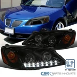 Black Smoke Fit 2005-2010 Pontiac G6 Led Strip Projector Headlights Left+right. Fixed Price $163.95.