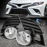 For 18-20 Toyota Camry Xse Bumper Driving Fog Light Lamps Set W/bezel+switch. Fixed Price $34.41.