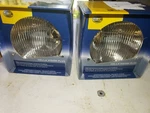Two (2) Hella Headlight Conversion Vision Plus Housing Clear Lens 7" Round. Fixed Price $145.00.