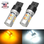 7443 Switchback White/amber Front Turn Signal Light Led Bulbs For Nissan Altima-. Fixed Price $16.19.